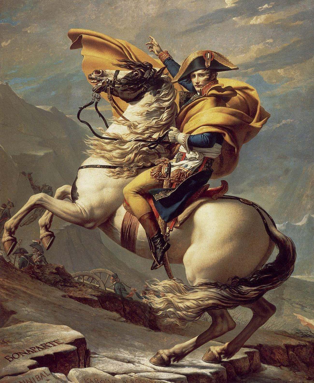 Наполеон пересекает Альпы